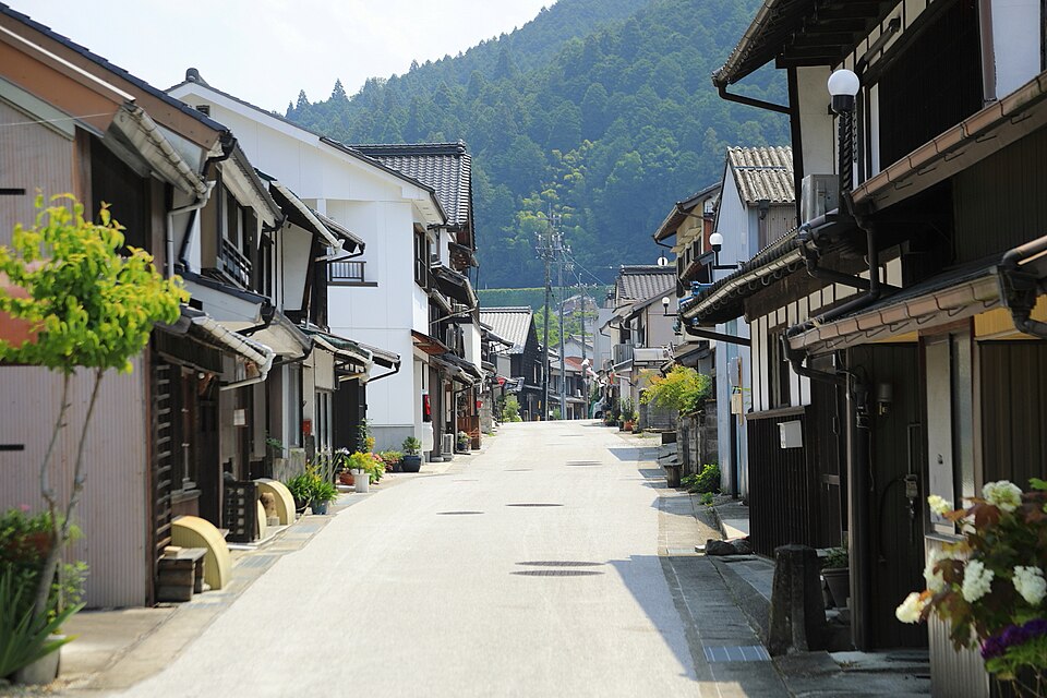 足助の町並み
