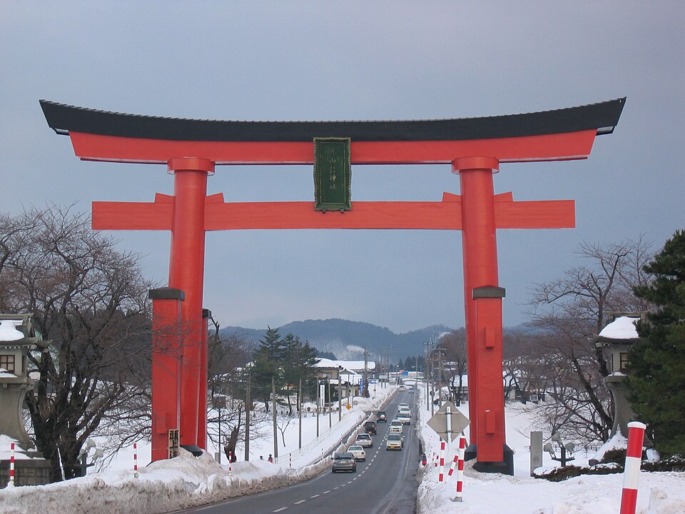 羽黒山大鳥居