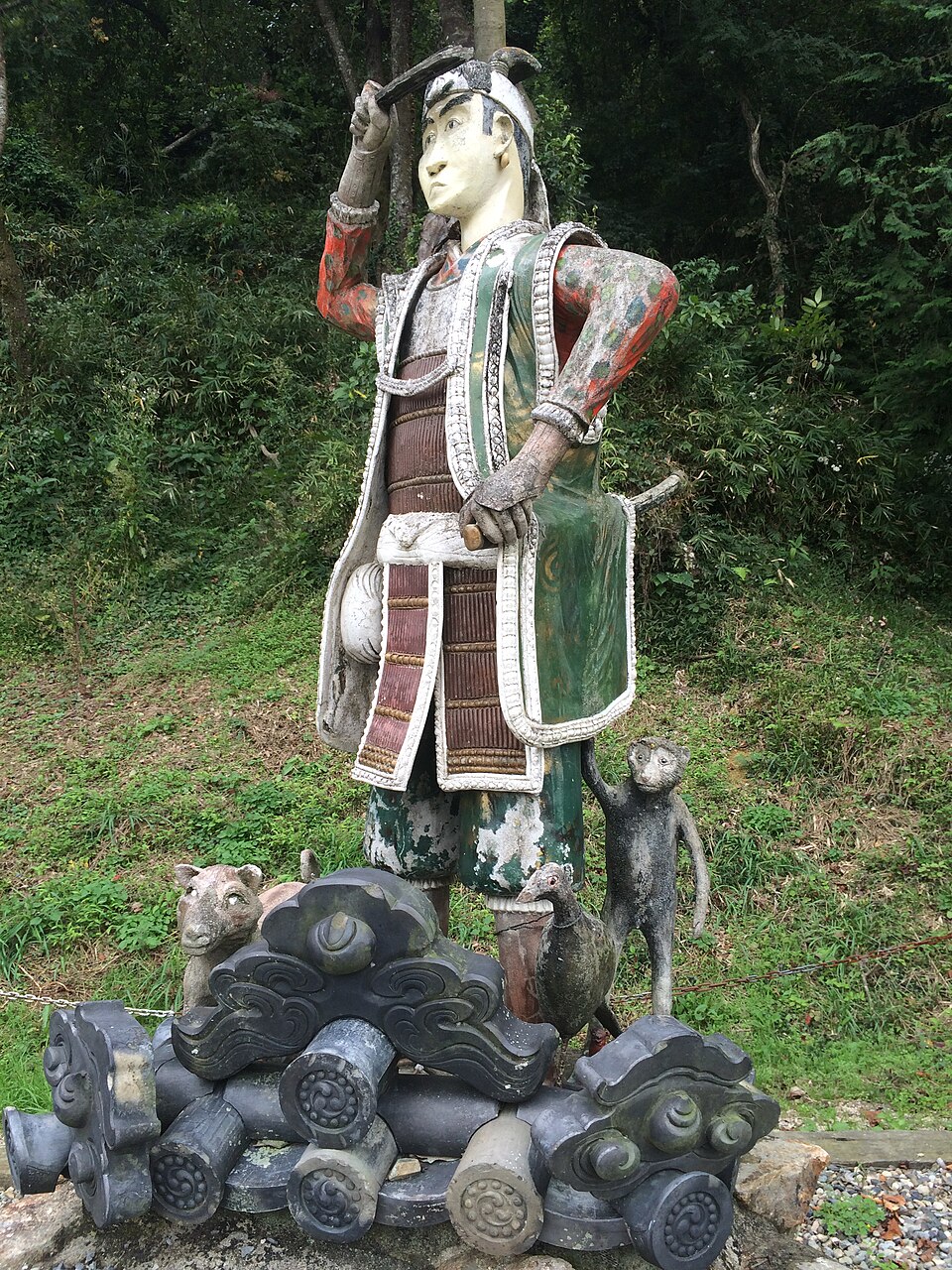 桃太郎像